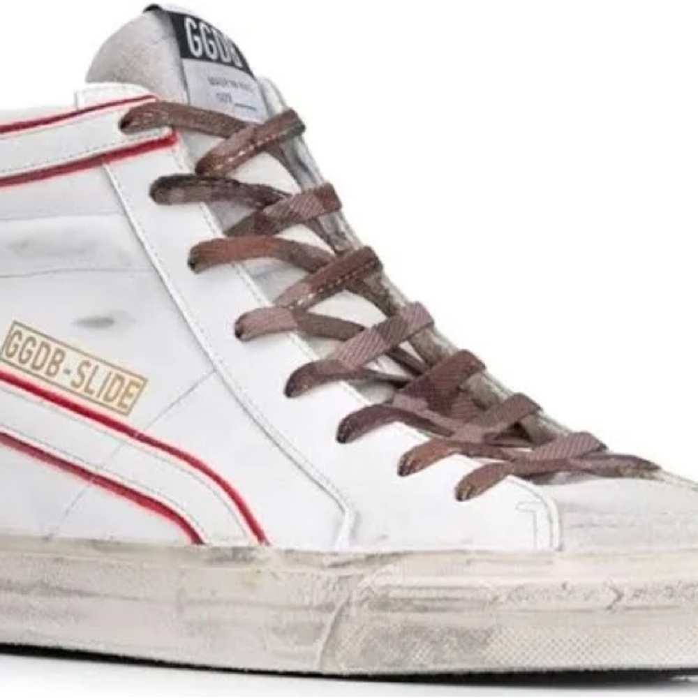 Golden Goose Men's White High-Top Sneakers - Picture 7 of 7